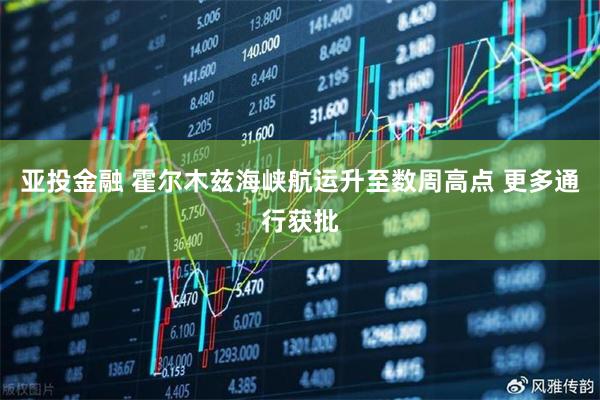 亚投金融 霍尔木兹海峡航运升至数周高点 更多通行获批